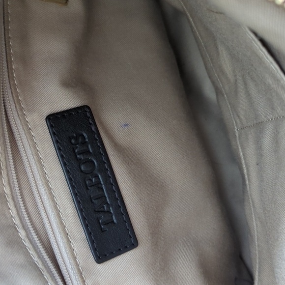 TALBOTS Quilted Greenwich Tartan Plaid & Leather Hobo Bag - Picture 7 of 10